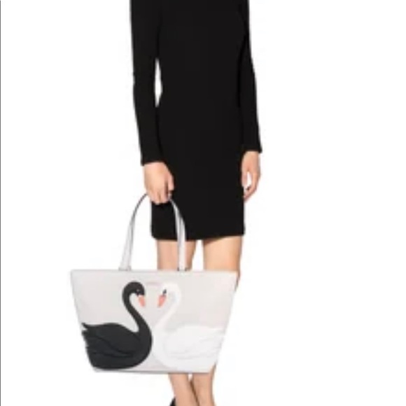 ❌ SOLD ❌ EUC Kate Spade Jules Swan Satchel Tote - Picture 8 of 16